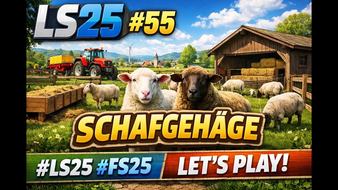LS25: Schafgehäge #Release #55|  #ls25 #fs25  #letsplay