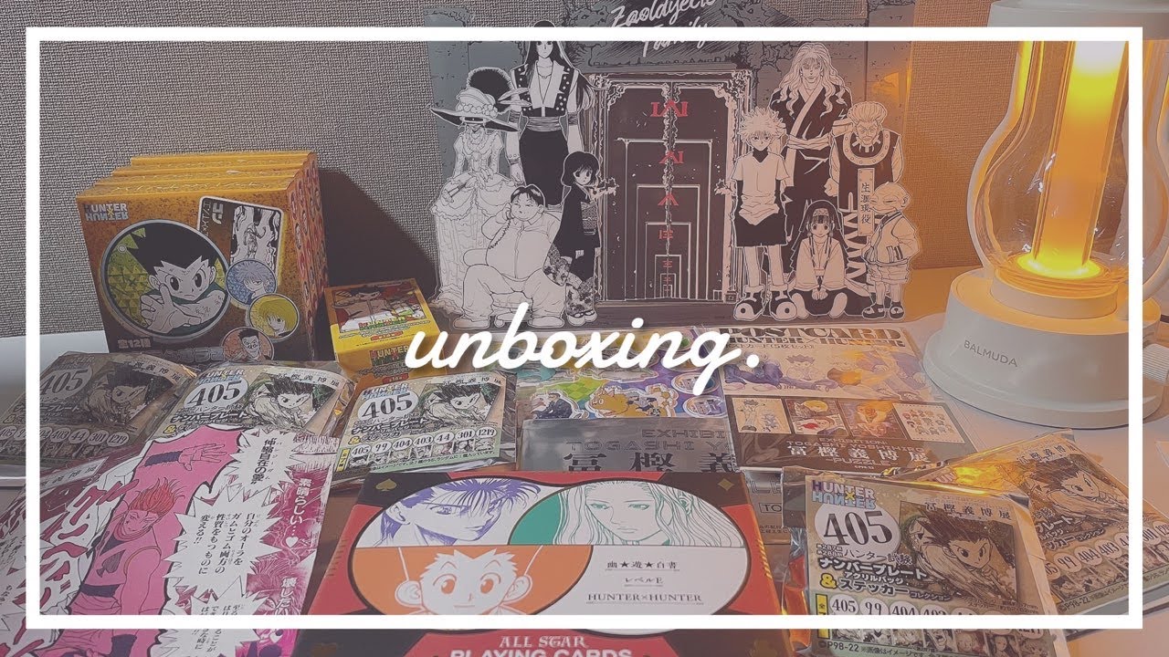 〔開封動画〕２万円分.ᐟ 冨樫義博展 HUNTER×HUNTERグッズ開封❤️‍🔥