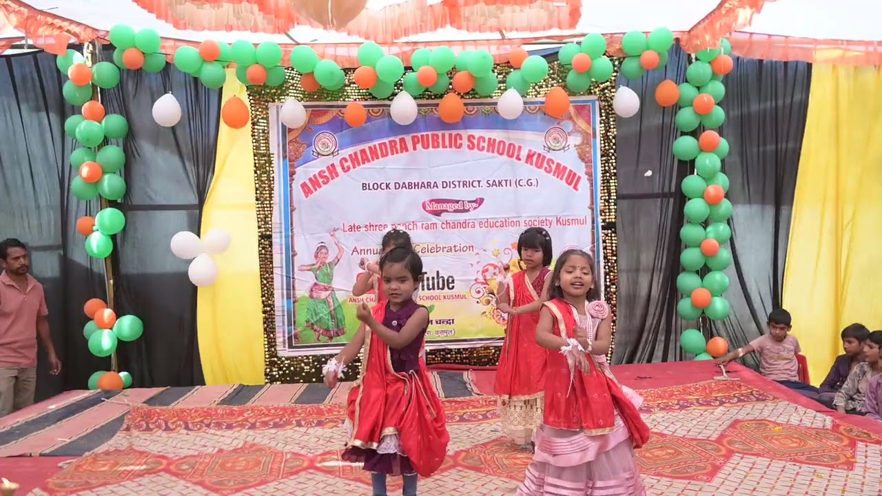 Nagpuri song - Lal paad sariya pindhale guiya re DANCE #anshchandrapublicschool 