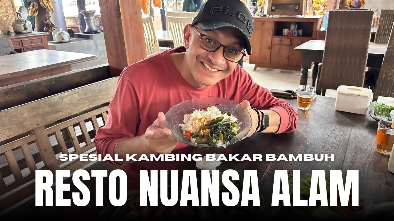Makan Daging Kambing Bakar di Resto Nuansa Alam, Sasakala Garut | Restoran Khas Sunda Kuliner Garut