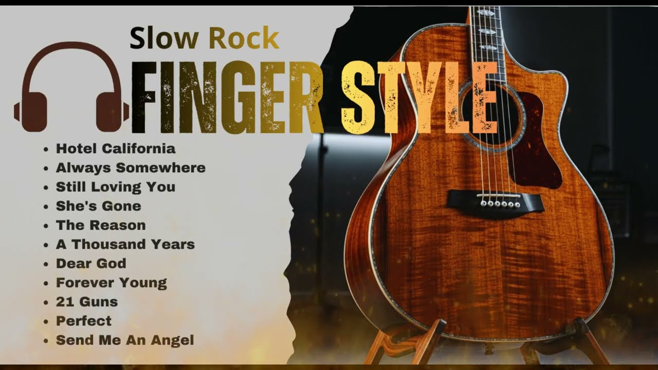 Classic 70s&ndash;90s Slow Rock Fingerstyle 💔 Deep Acoustic Guitar Emotions