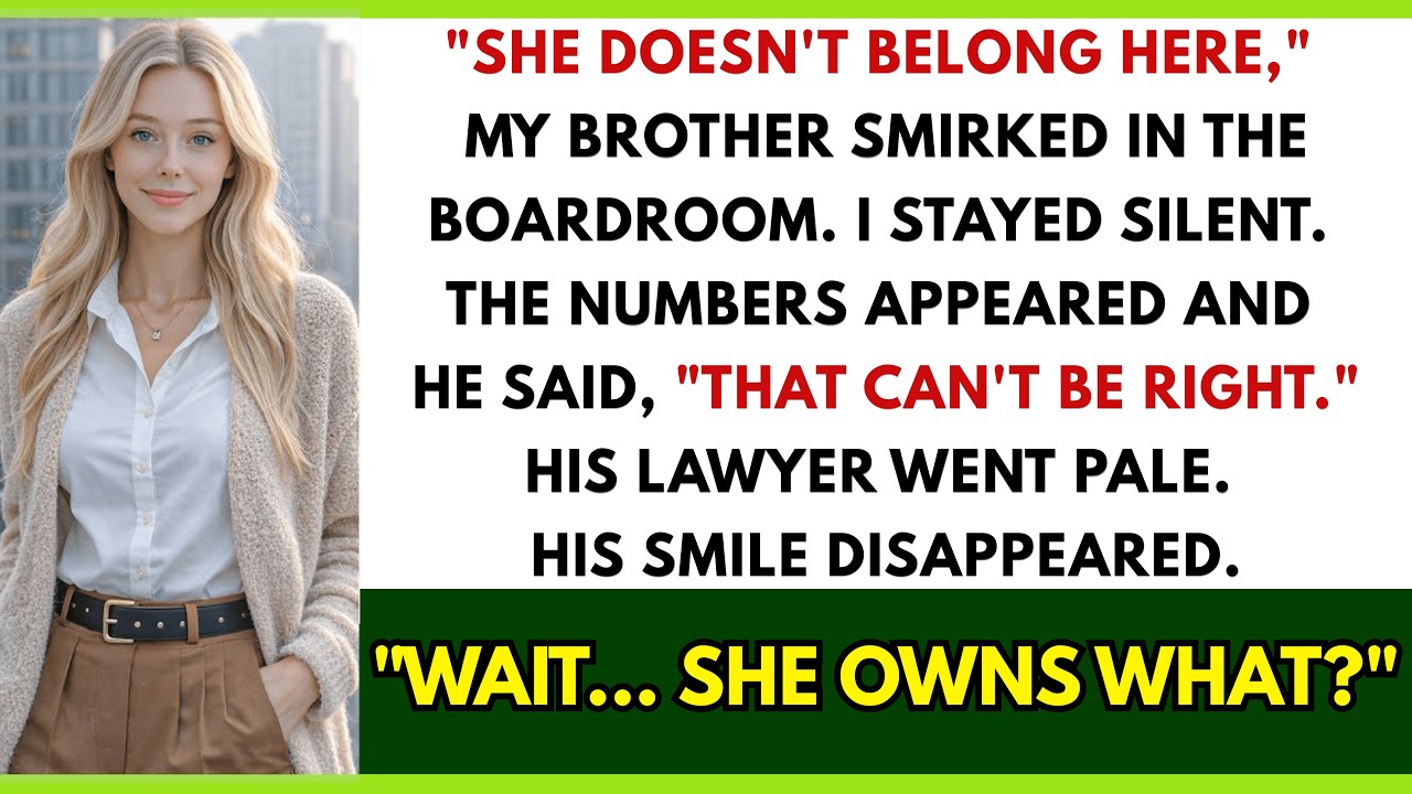 In The Boardroom, My Brother Declared I Was Done. I Said Nothing. Then The Vote Count Ap...