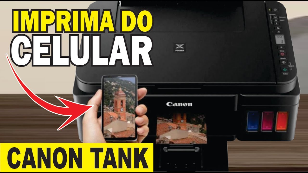 como IMPRIMIR com o celular na CANON G3110/3111 | Não precisa de computador para configurar!