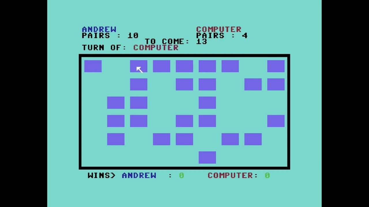 Pair Longplay (Commodore 64 Game) - Level: Champion