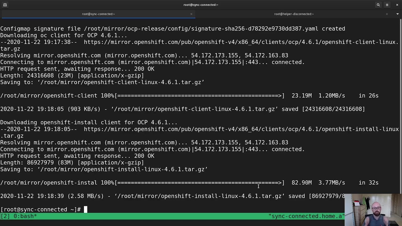 OpenShift 4 Disconnected Part 1 - Content Mirror and Cluster Install