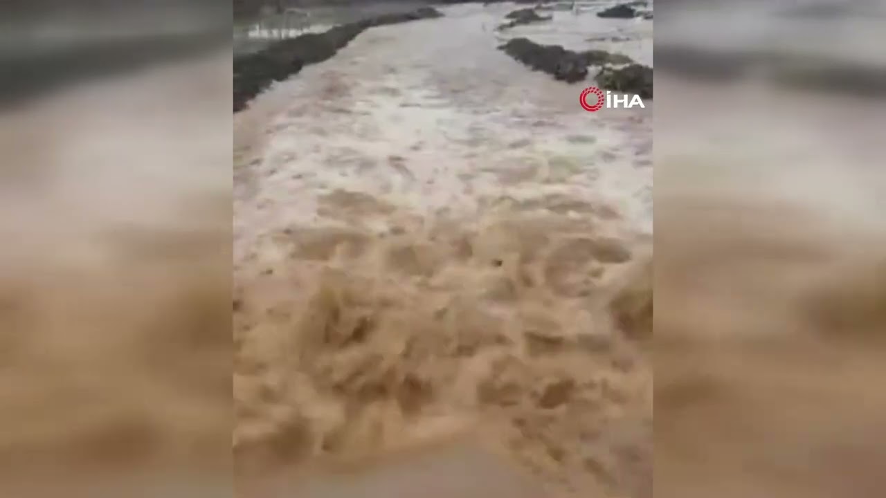 Şanlıurfa'da sağanak yağış sele neden oldu!