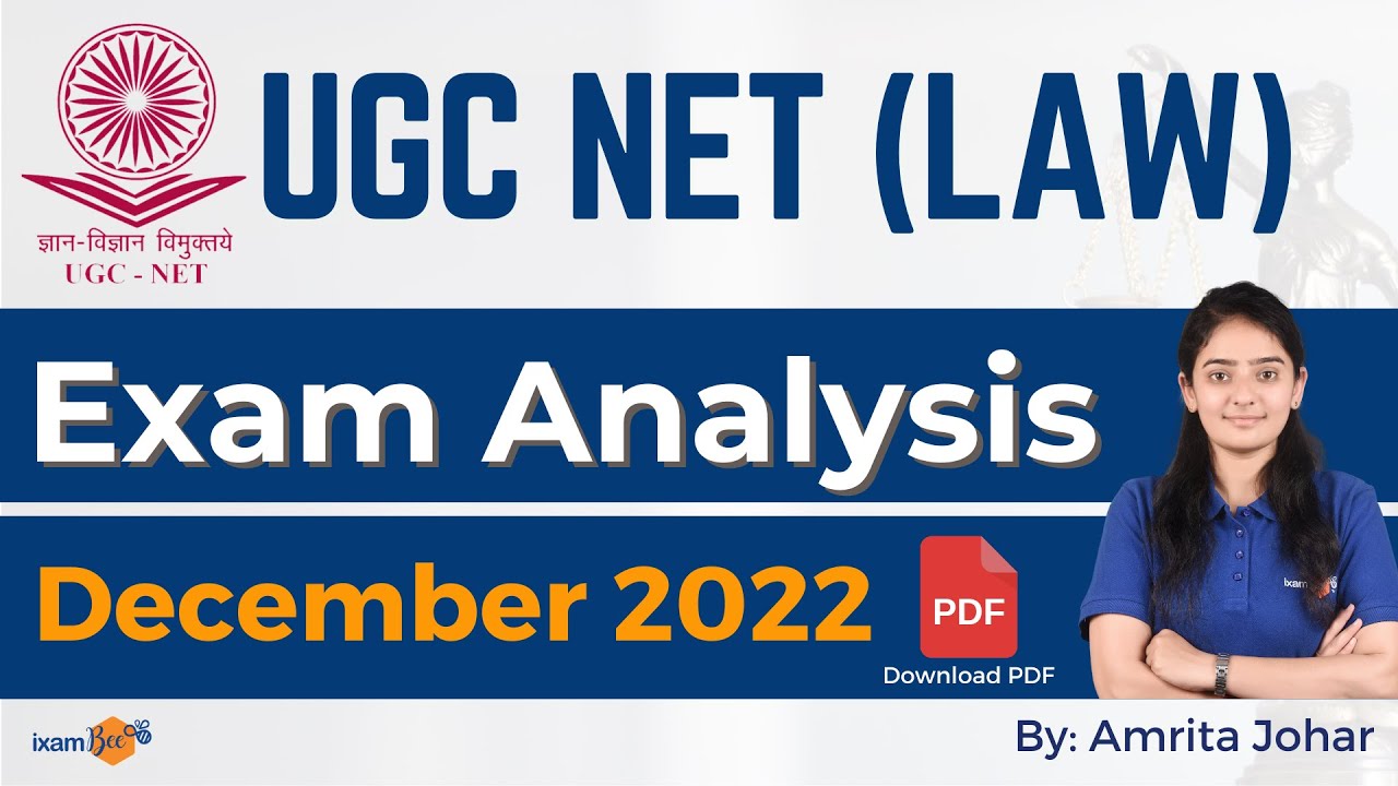 UGC NET (Law) December 2022 | Exam Analysis | UGC NET 2023 | By Amrita Kaur