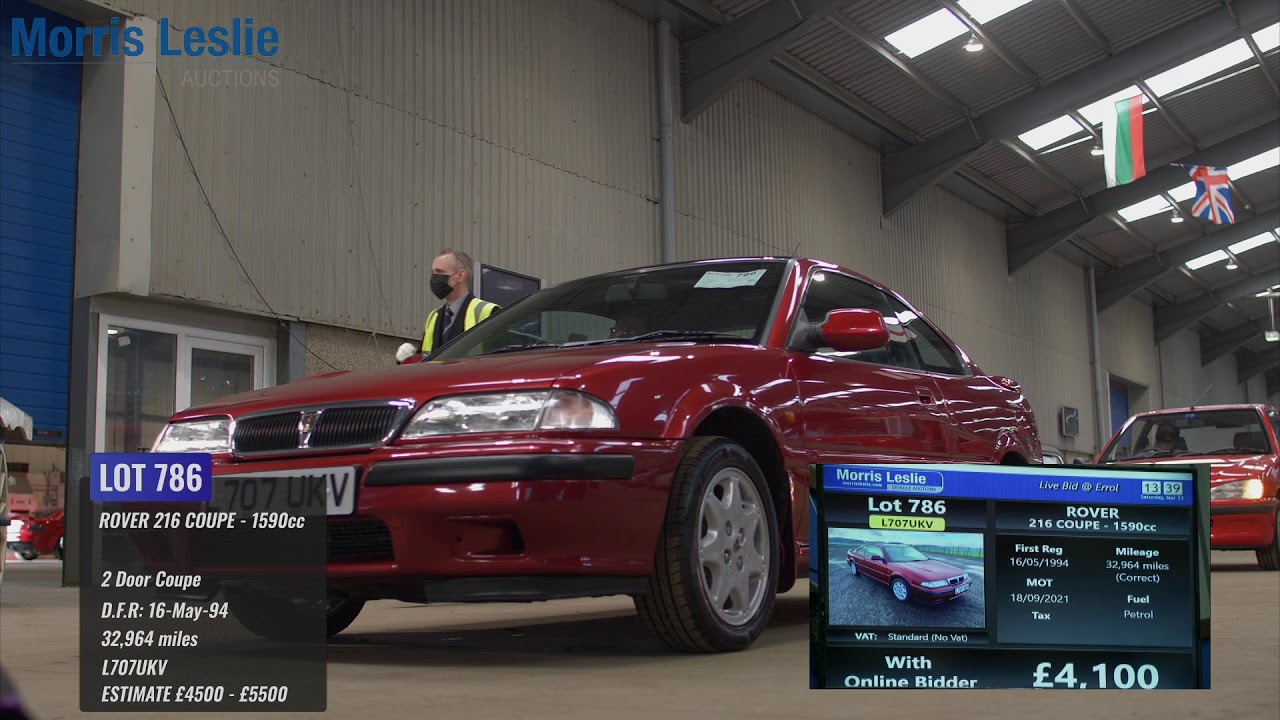 Morris Leslie Classic Car Auction 13/03/2021