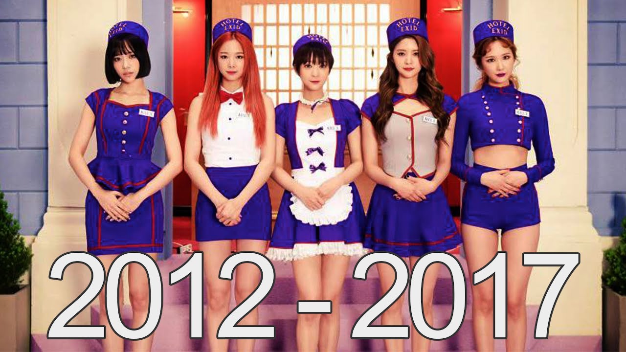 Evolution of EXID (2012-2017)