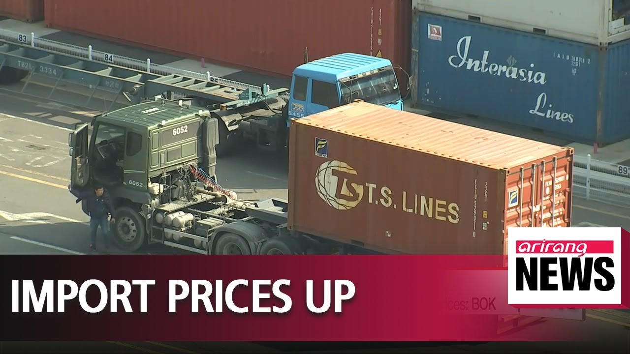 Rising global oil prices push up South Korea's import prices in April