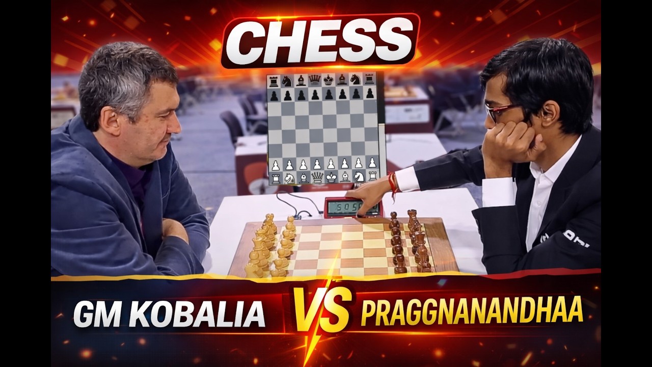 POSSITIONAL MASTERCLASS! ♟️ | Mikhail Kobalia vs Praggnanandhaa | World Rapid 2026 Highlights
