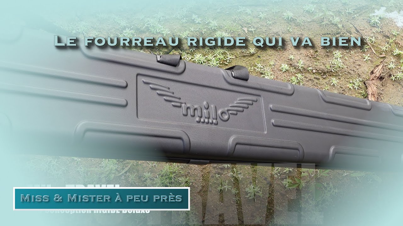 Présentation du fourreau MILO TRAVEL DELUXE au bord de l'eau