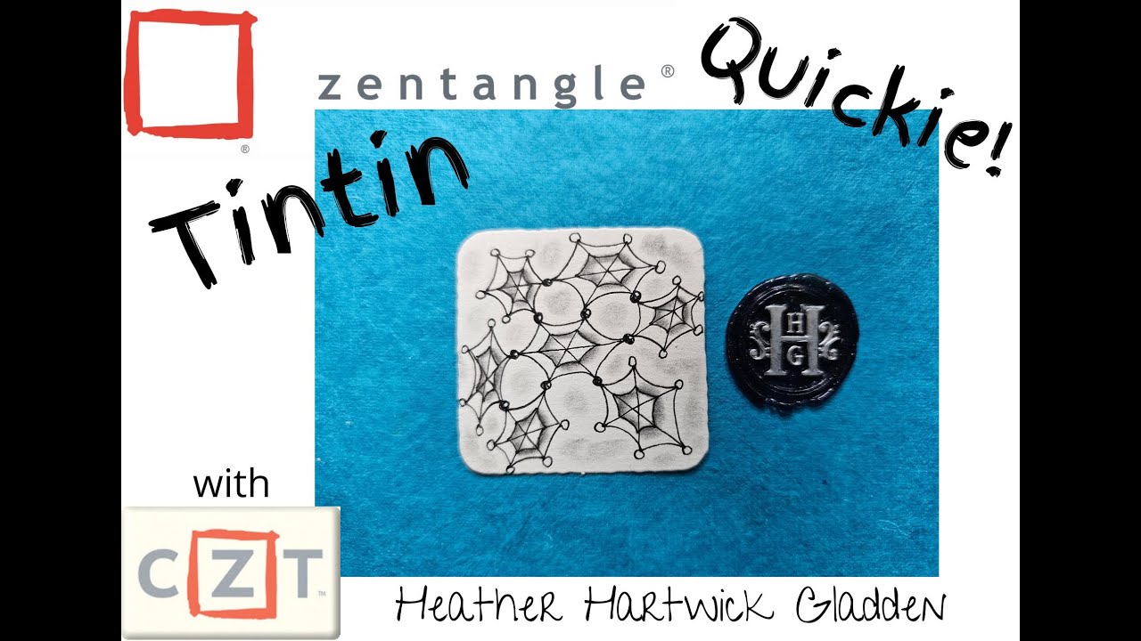 Tintin | Zentangle® Quickie