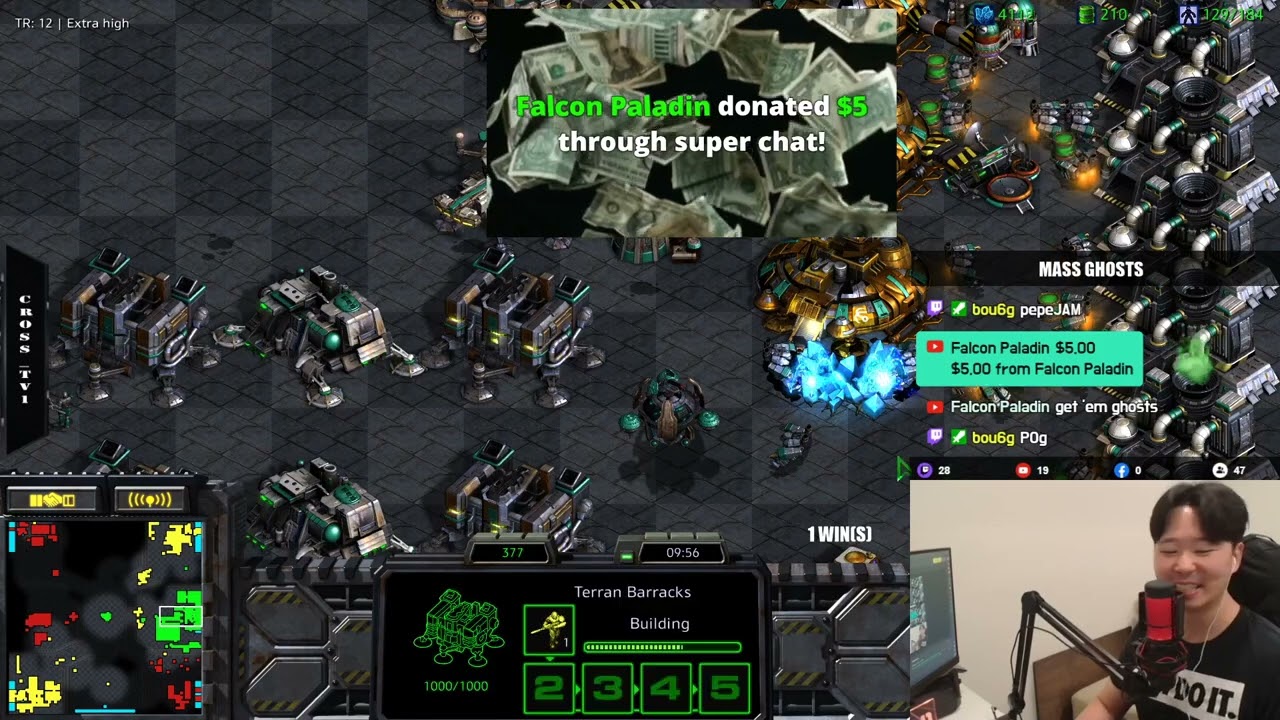 MASS GHOST = MASS LOCKDOWN? | Starcraft Fastest Map Ever 2023