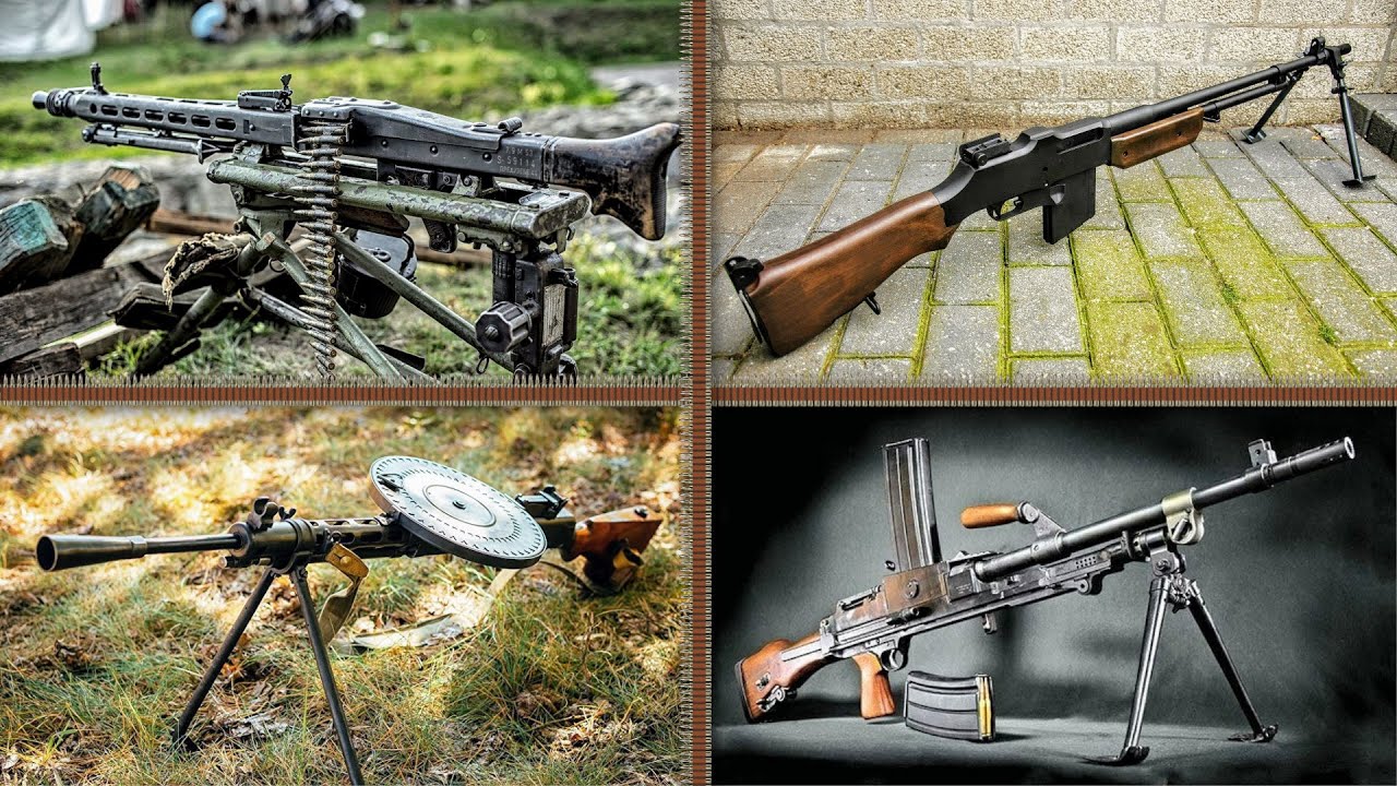 Las 10 Mejores Ametralladoras de la Segunda Guerra Mundial