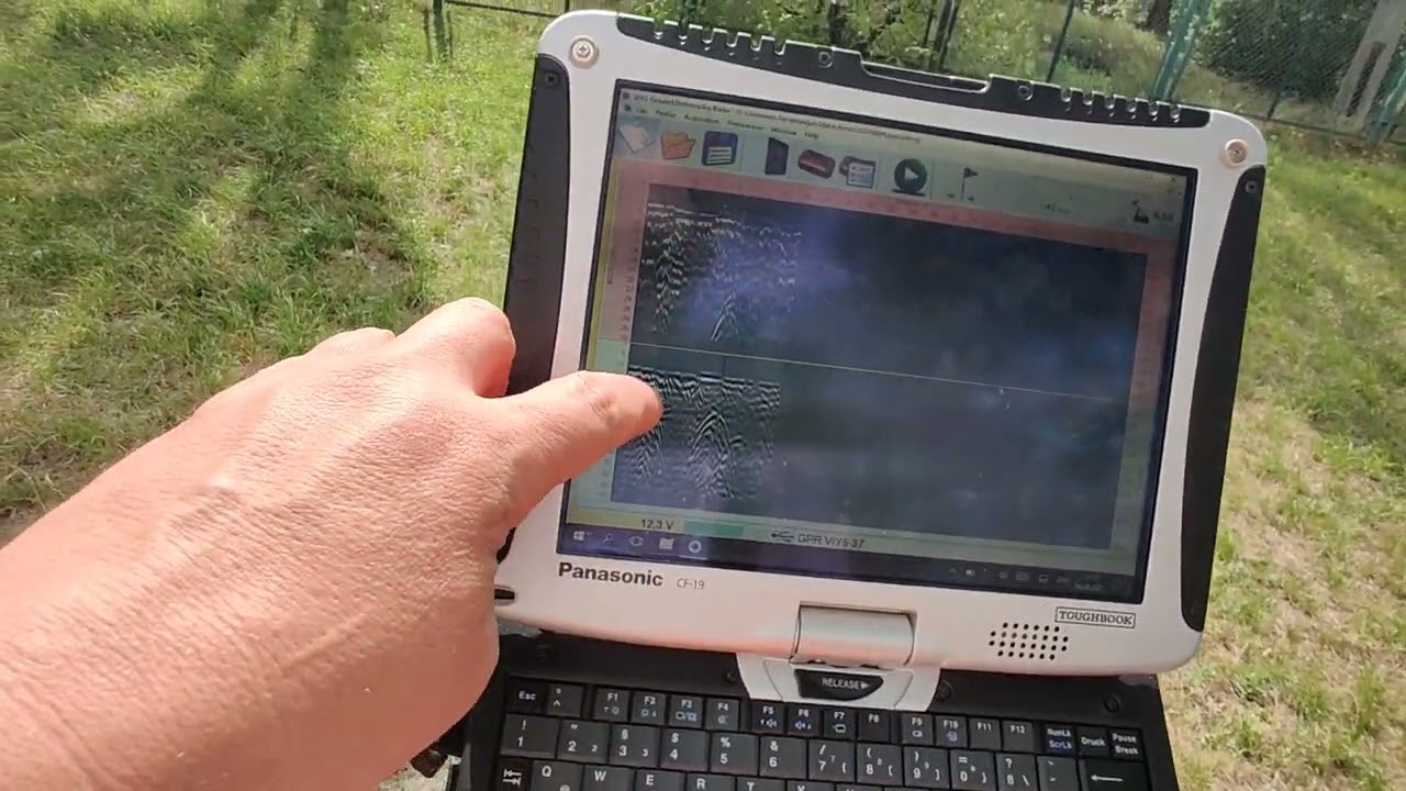 VIY5-37 GPR, pipes detection