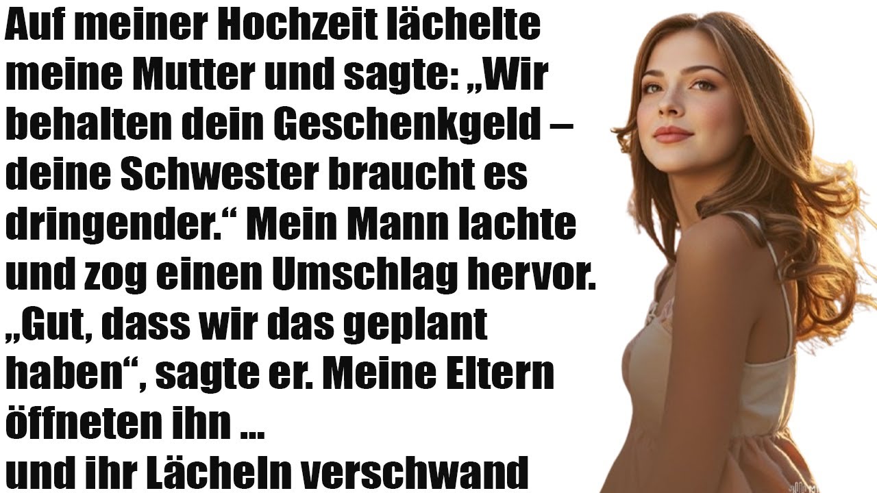 „Bei meiner Hochzeit nahm Mama mein Geld – Schwester braucht es mehr!“