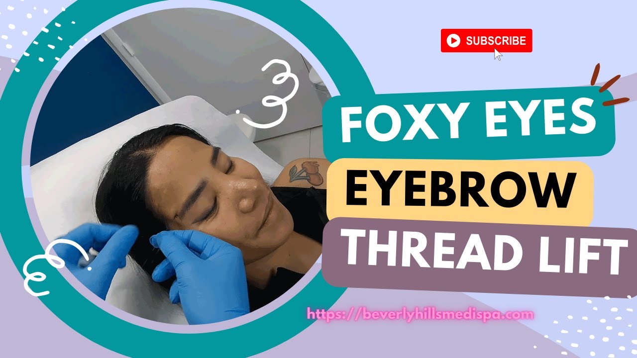Watch Foxy Eyes Eyebrow Thread Lift  treatment!