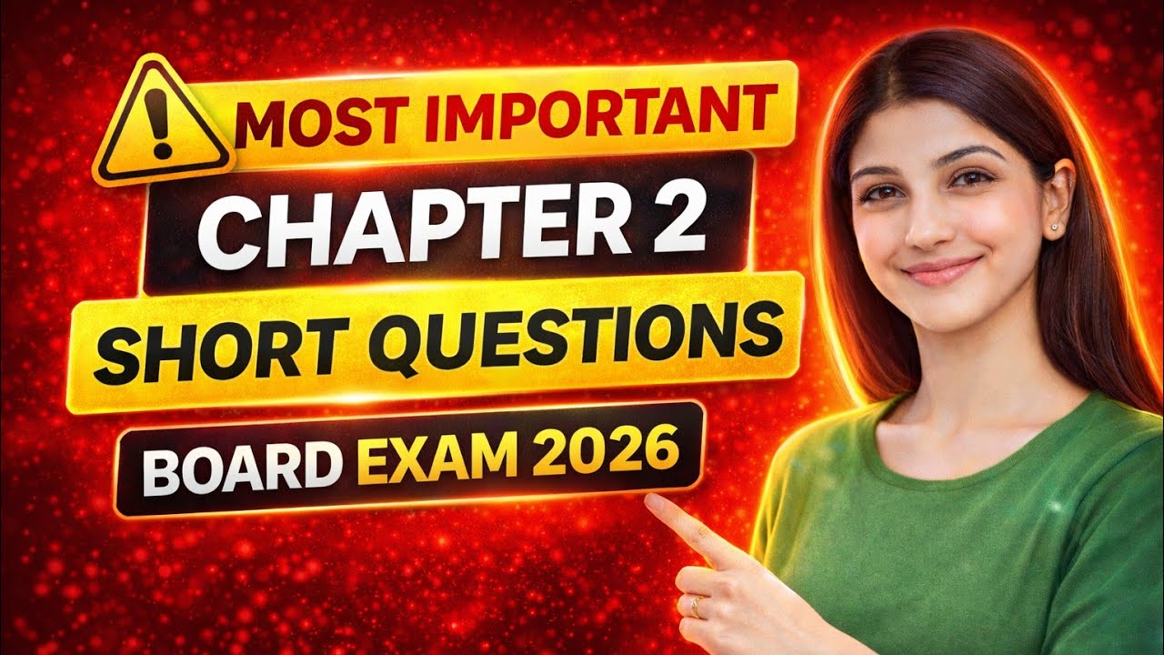 1st Year Chemistry Chapter 2 Short Questions | Most Important Questions for Board Exam 2026