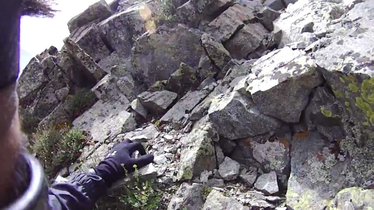 Mt Lindsey CO, Class 4 climb section, July 15, 2012