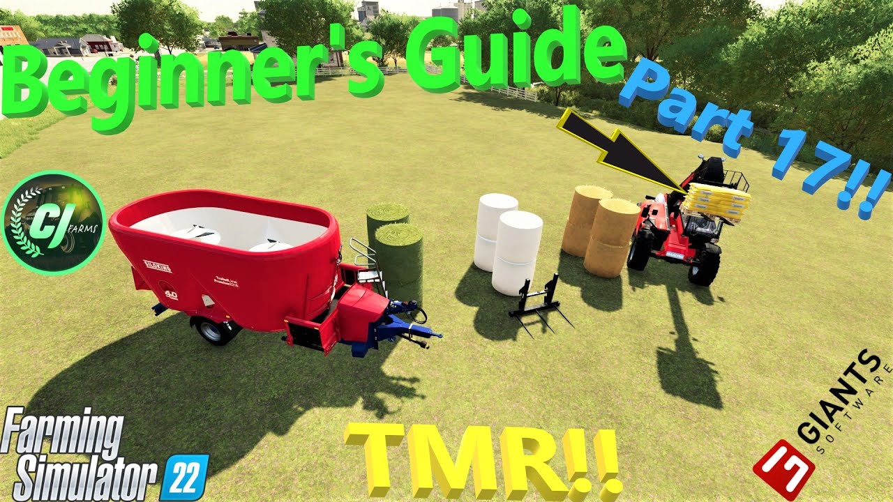 Farming Simulator 22! | Как приготовить смешанный рацион! (TMR) | #FS22 | #CJFarms