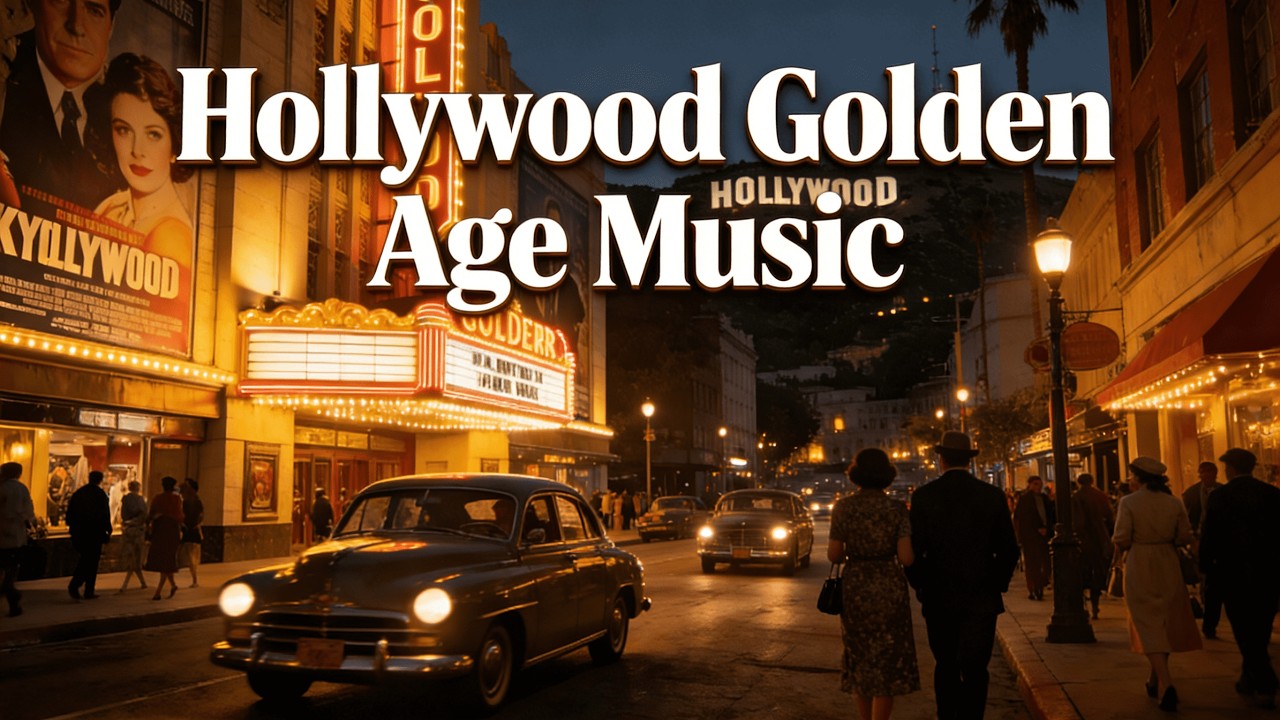 Golden Hollywood After Dark | Vintage Jazz for Late Night Dreamers