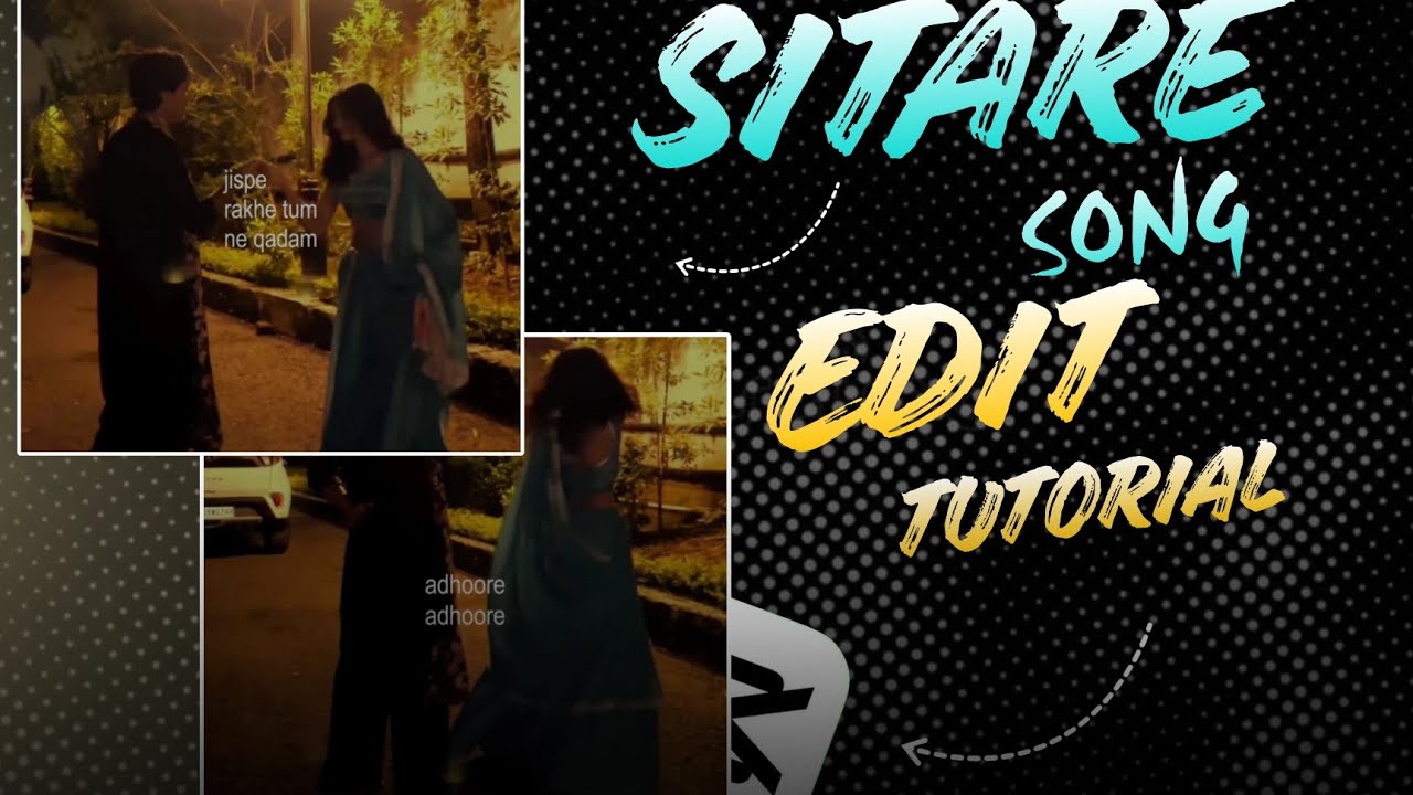 Sitare Song Aesthetic Editing Tutorial ✨ | CapCut Tutorial 2026/Sitare Song Par Reel Kaise Banaye 🌟 