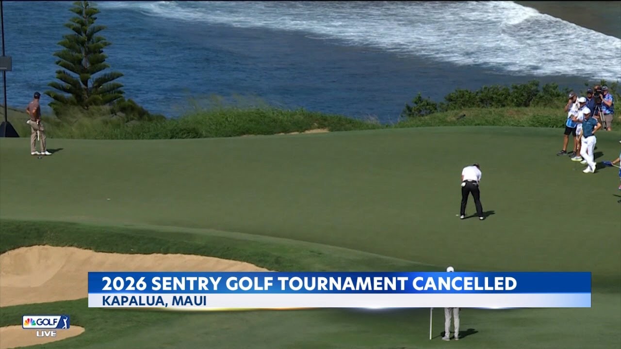 Maui drought cancels 2026 PGA event; Sony Open to kick off season