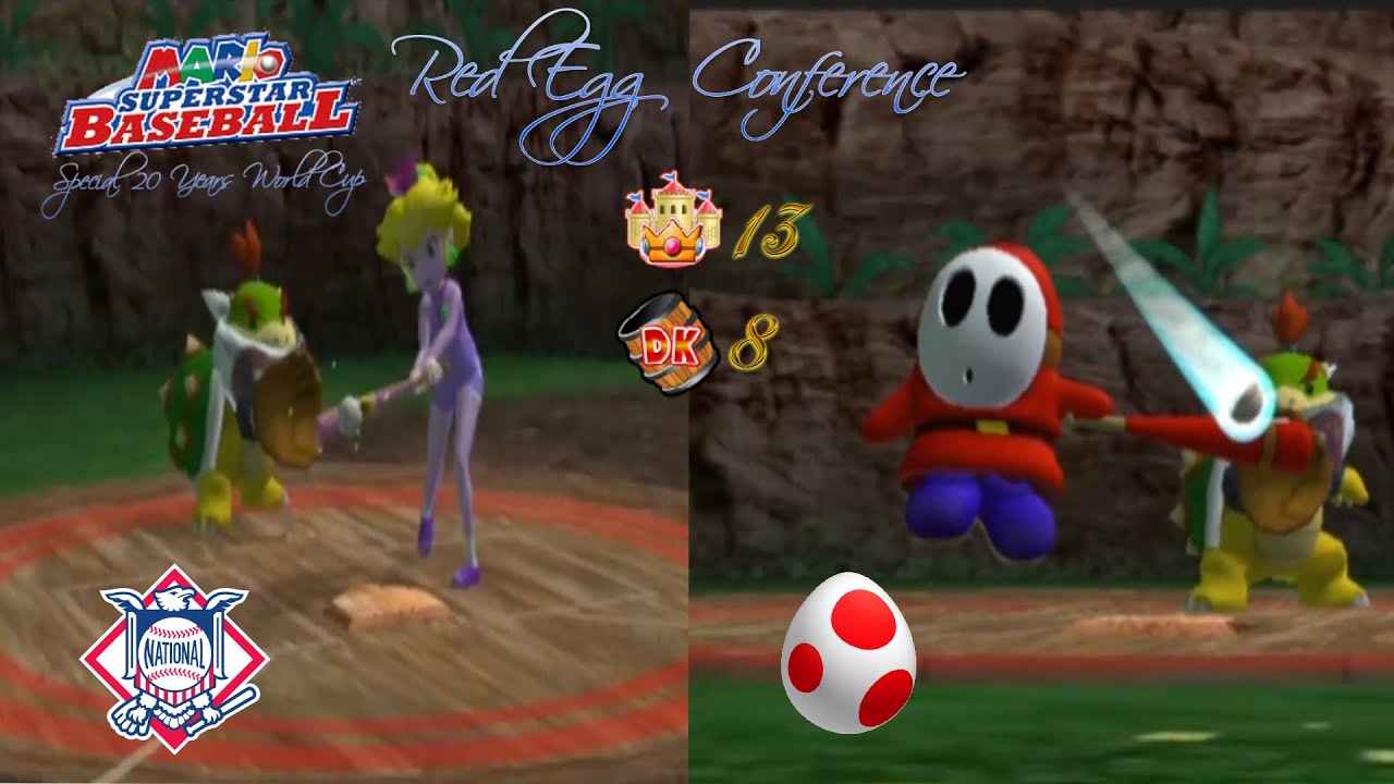 Mario Superstar Baseball Special 20 Years World Cup Match 55 Kongs Vs Monchars 3/5