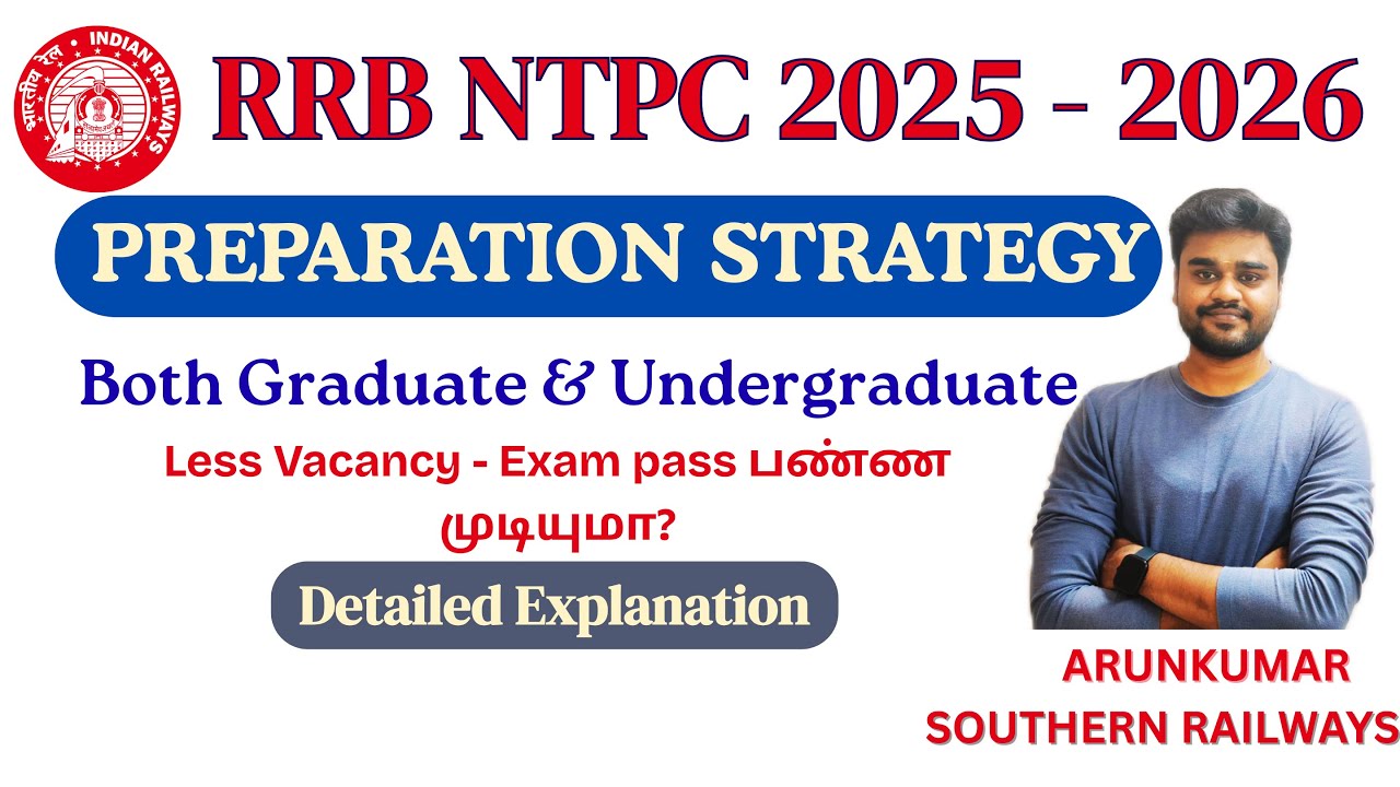 RRB NTPC 2025 | PREPARATION STRATEGY | How to Score Maximum marks | Complete Details
