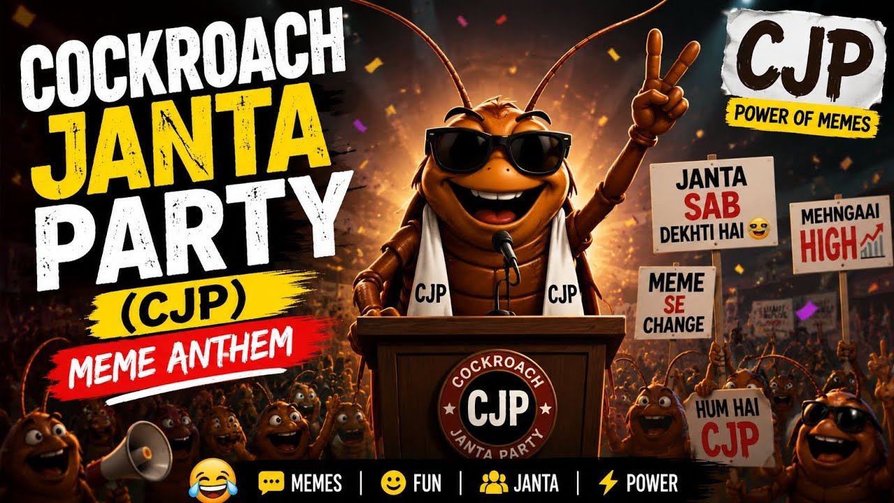 Cockroach Janta Party (CJP)  | Viral Meme Anthem 2026