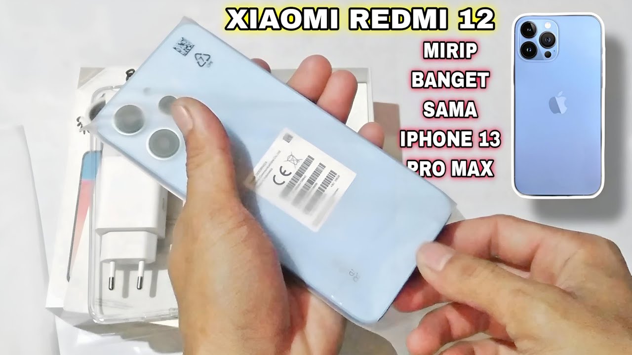 UNBOXING XIAOMI REDMI 12 SKY BLUE