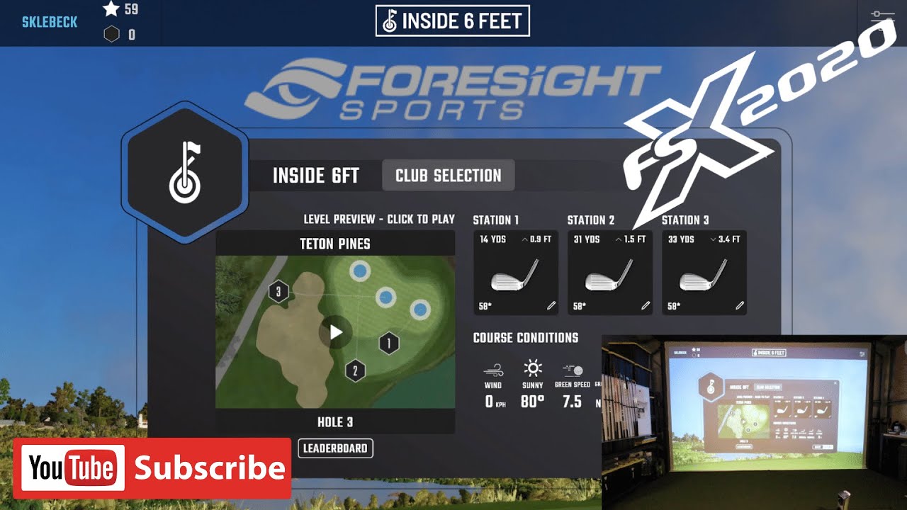 Foresight Sports FSX 2020 Inside 6 Feet– Skills Challenge using the GCQuad