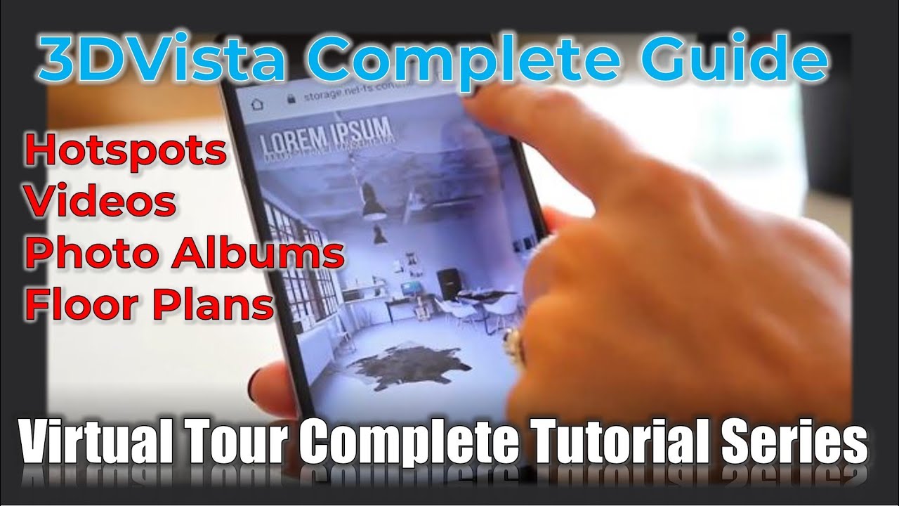 3DVista Complete Guide to Hotspots, Videos, Photo Albums & Floor Plans | 3D Virtual Tour Creation
