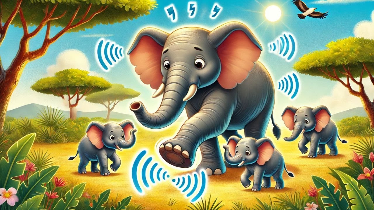 How Elephants Talk with Their Feet! 🐘 Amazing Animal Facts for Kids