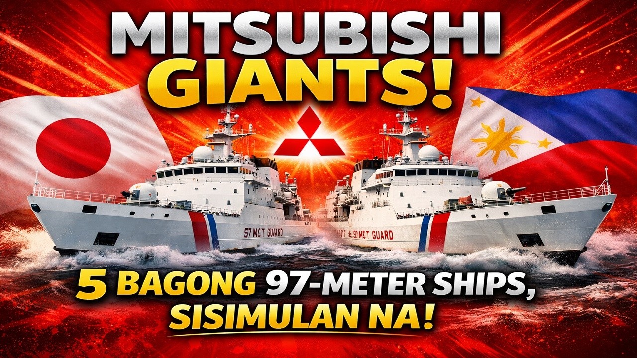 MITSUBISHI GIANTS! 5 BAGONG 97-METER SHIPS, SISIMULAN NA!