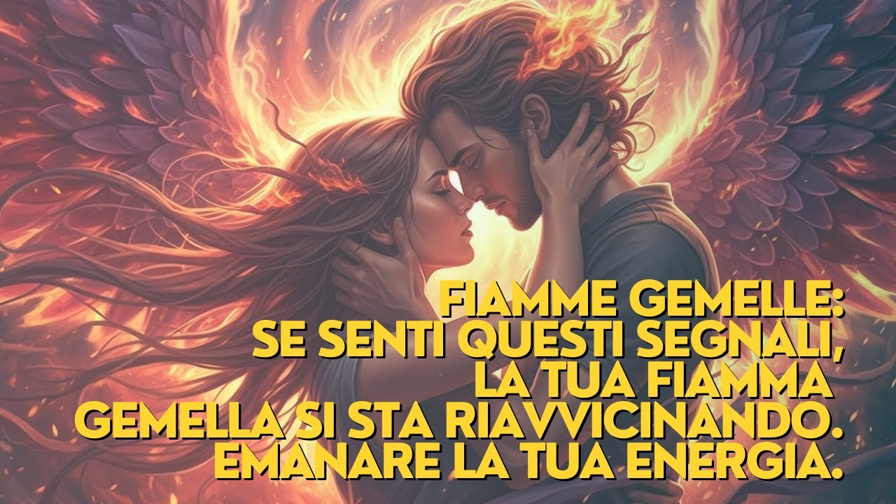 🔥 FIAMME GEMELLE: Se senti questi segnali, la tua fiamma gemella si sta riavvicinando.