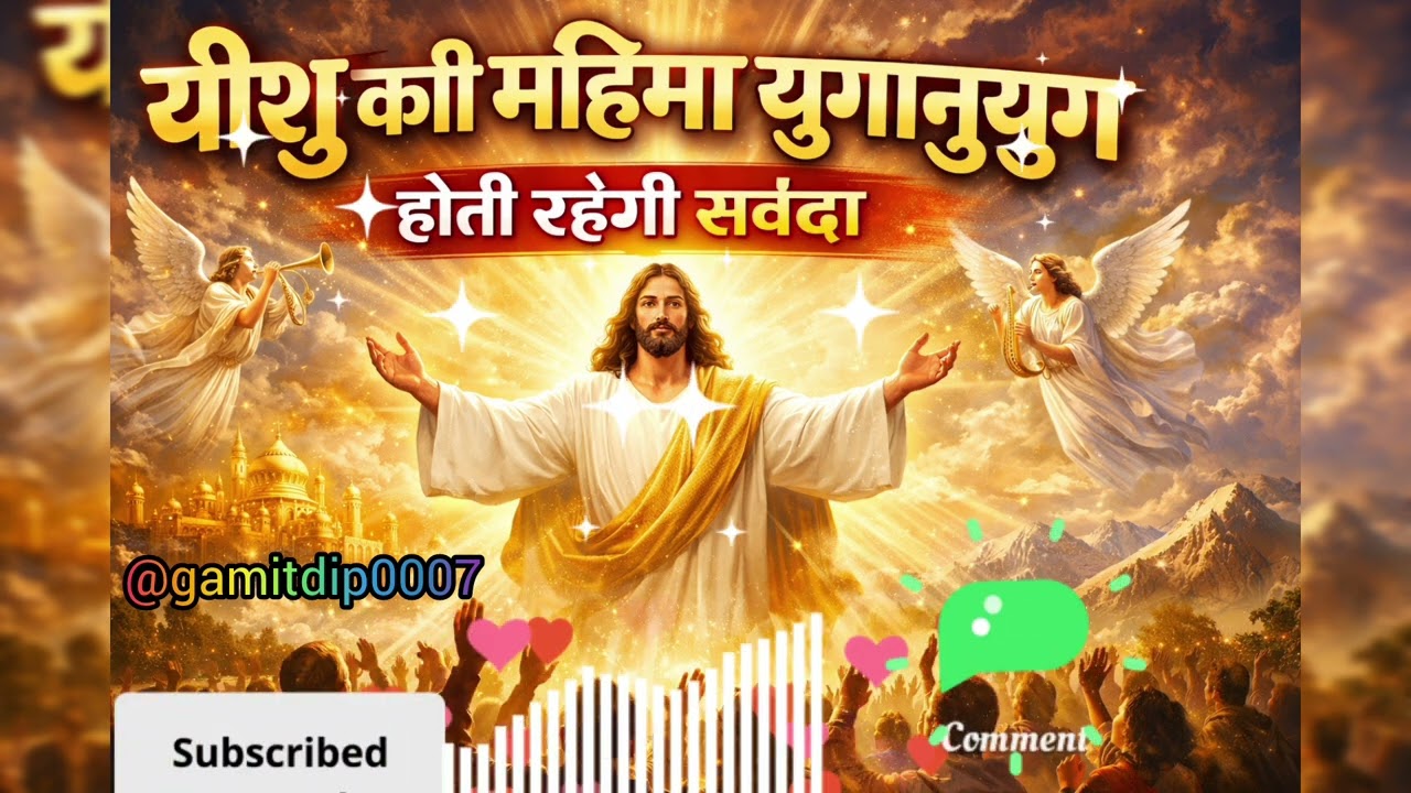 यीशु की महिमा युगानुयुग|Yesu Ki Mahima Yuganuyug#viralchristianvideo#hindiworshipsong#christiansong.