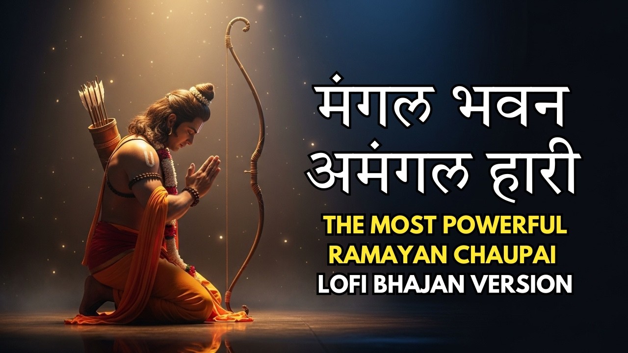 मंगल भवन अमंगल हारी Ram Siya Ram | Powerful Ramayan Chaupai Bhajan - Lofi Version