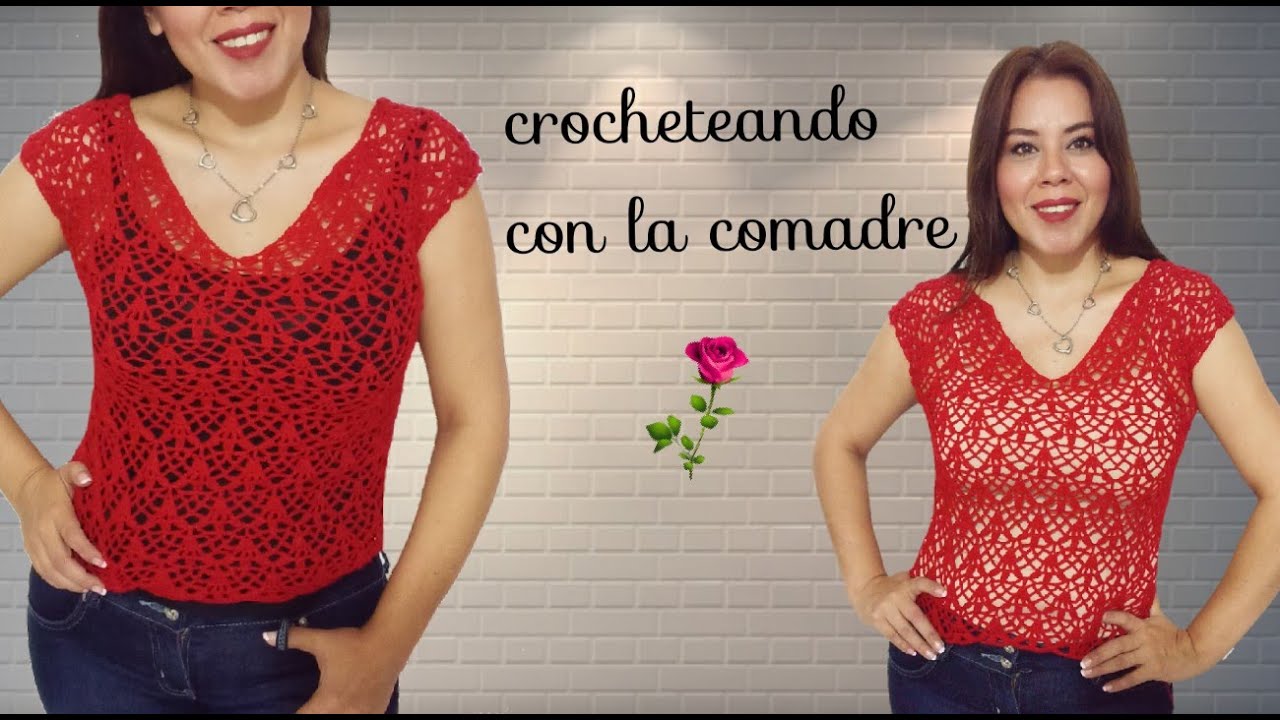 Tutorial Blusa Pétalos cuello 
