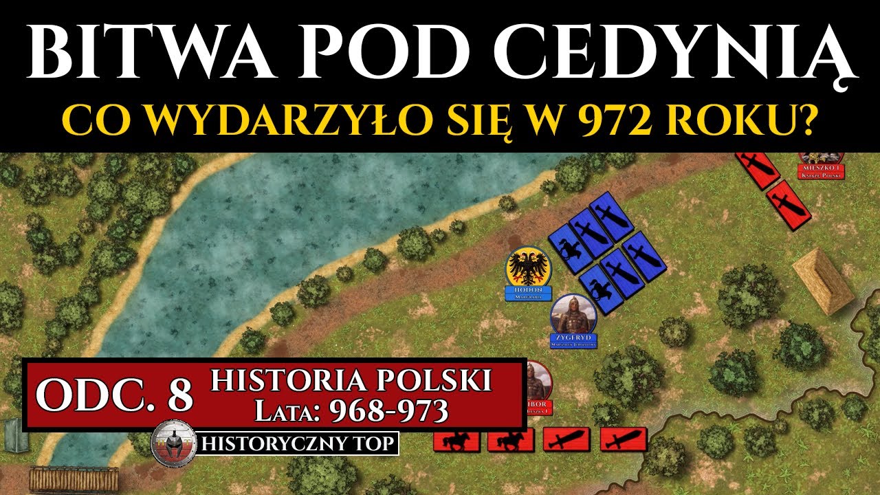 Bitwa pod Cedynią w 972 r. - Pierwsze starcie polsko-niemieckie w historii - Historia Polski odc. 8