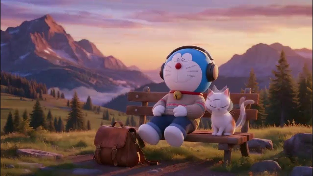 Time Machine Vibes 🍀 Doraemon Lofi Mix – Deep Focus & Calm Energy
