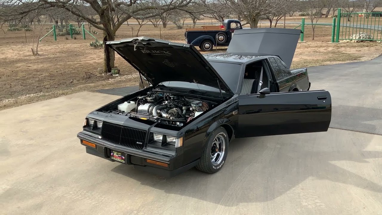 1987 Buick Regal Grand National Turbocharged 3.8L V6 Power Front Disc PS AC