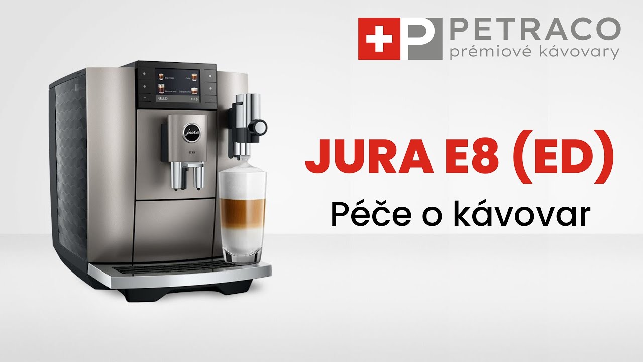 JURA E8 (ED) | Jak vyčistit kávovar | Čištění, Odvápnění, Výměna filtru