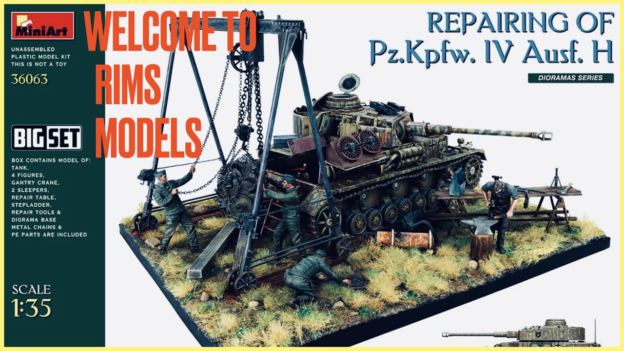 MINIART BIGSET REPAIRING OF PZ.KPFW.IV.AUSF.H ( update 1 )