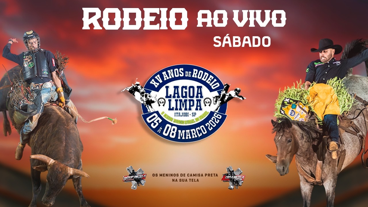 RODEIO DA LAGOA LIMPA 2026 | SÁBADO (AO VIVO)