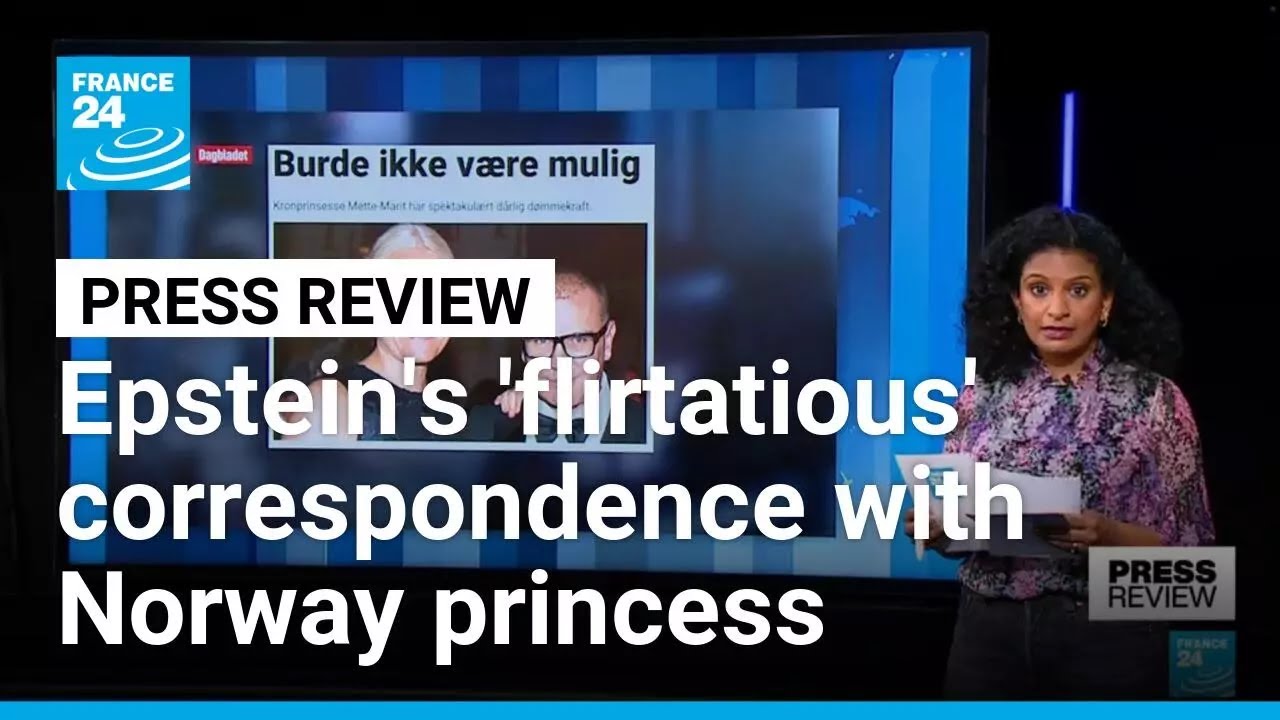 Epstein's correspondence with Norway's crown princess was 'flirtatious and intimate' • FRANCE 24