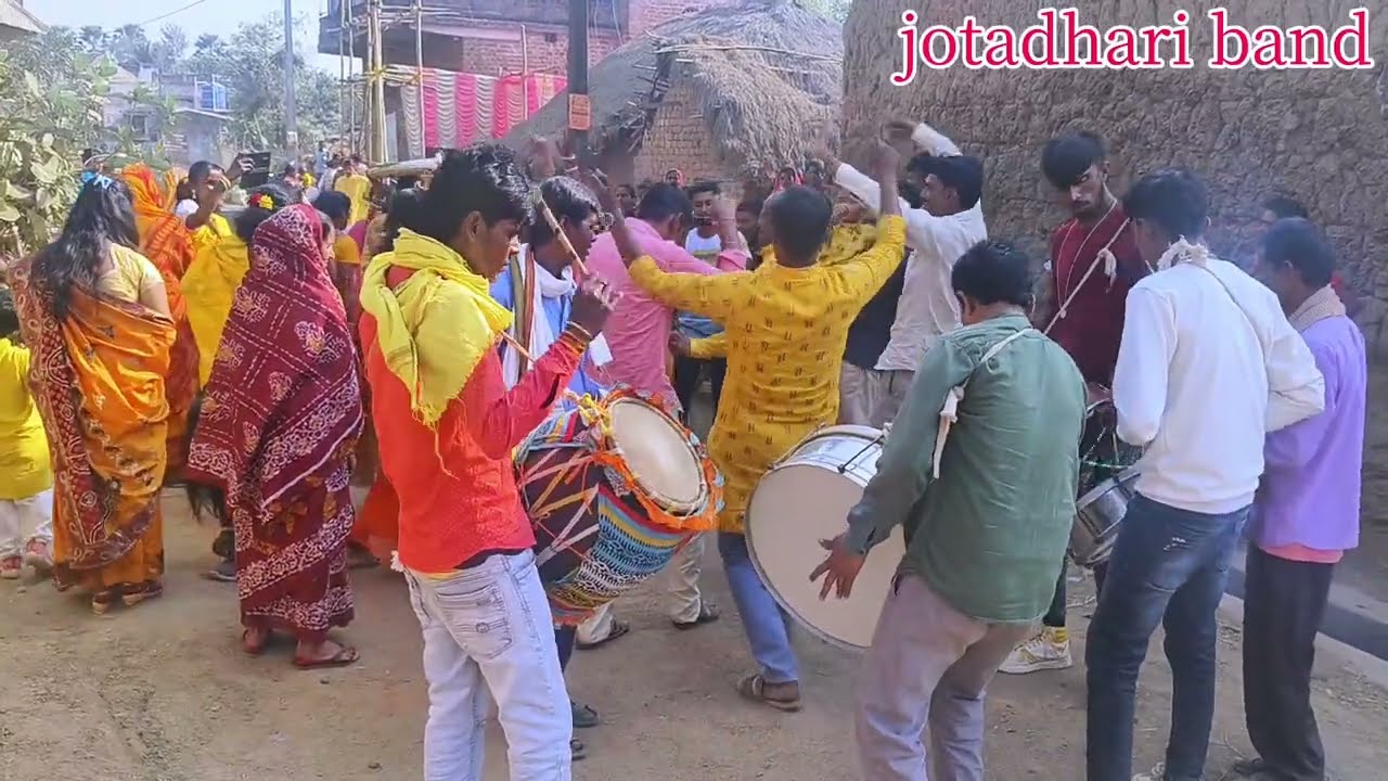 Jotadhari Band || Sarenda Birbhum || boro loker biti lo || lomba lomba chul| বড়ো লোকের বিটি লো ||