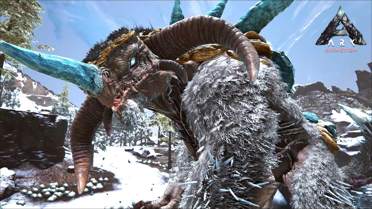 氷の怪物『アイスタイタン』を討伐せよ！ ARK Extinction - ゆっくり実況 #16【アーク エクスティンクション】