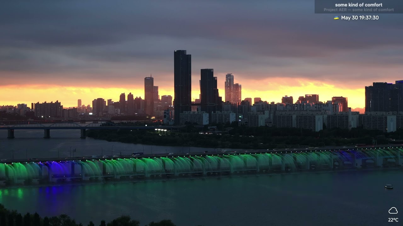 220530 Sunset 노을과 반포 달빛무지개분수